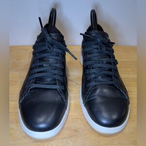 Cole Haan Grand OS Scalloped Leather & Calf Hair Low Top Sneakers Women’s SZ 7B